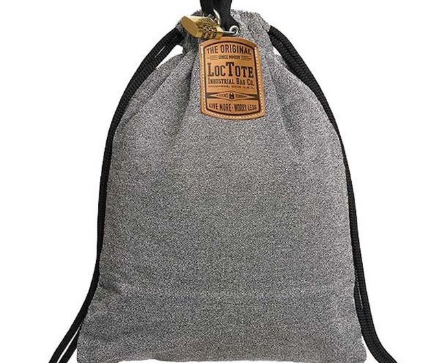 LOCTOTE フラックサック　ベージュ　ナップザック　鍵付き LOCTOTE フラックサック ベージュ ナップザック 鍵付き バッグ