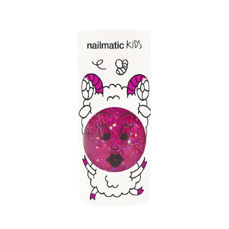 nailmatic Kids Aqua Glitter Nail Polish - Sprite 8ml - Nail Polish & Acrylic Nails - Pigment 