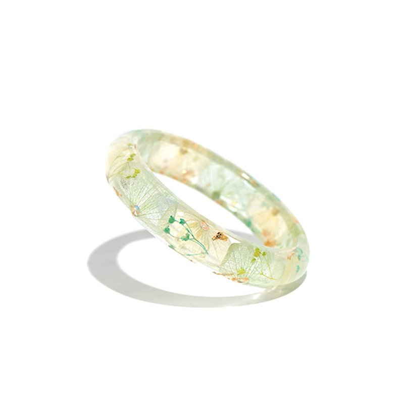 【薄青】- Cloris Gift Everlasting Flower Bracelet - Bracelets - Plants & Flowers Multicolor