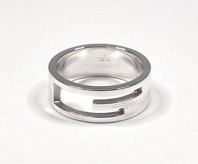 グッチ　GUCCI リング　17号 日本直送 中古美品】17号 グッチ GUCCI リング・指輪 ブラン