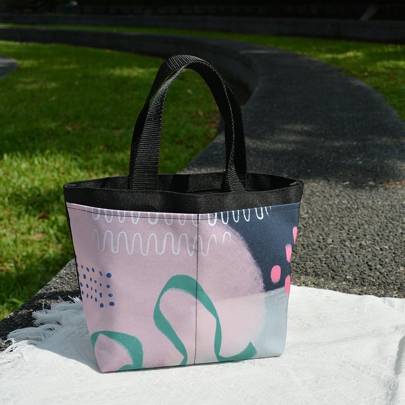 Illustration Tote Bag | Lunch Bag - Abstract 1 - กระเป๋าถือ - ผ้าฝ้าย/ผ้าลินิน 