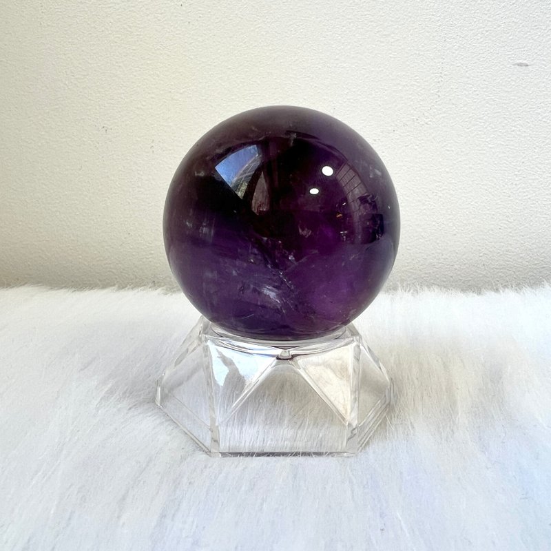 紫黃晶球 | 水晶 | 水晶球 | 水晶擺件 - 擺飾/家飾品 - 水晶 紫色