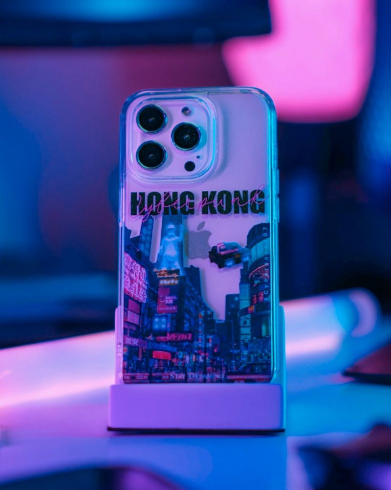 香港品牌 移民禮物 Hong Kong 2077 矽膠 iPhone 手機殼 - 手機殼/手機套 - 塑膠 
