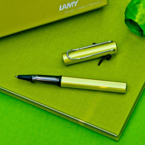 LAMY TAIWAN 官方旗艦館 LAMY 鋼珠筆+筆袋禮盒 / AL star 恆星系列 - 活力綠