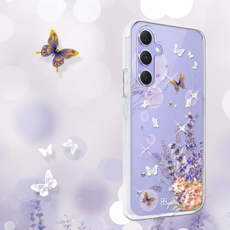 Samsung Galaxy A55/A54/A53/A35 Thin and Light Military Standard Anti-drop Crystal Case-Provence - เคส/ซองมือถือ - วัสดุอื่นๆ หลากหลายสี