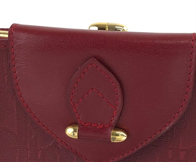 希少デザイン　Christian Dior 二つ折り財布　がま口　トロッター Christian Dior トロッター 二つ折り財布 がま口 - メルカリ