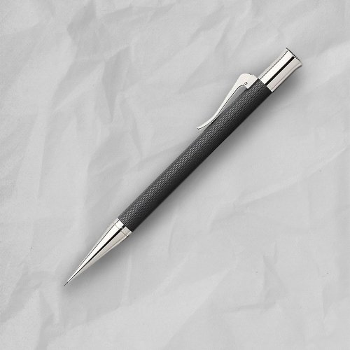 文聚 【Graf von Faber-Castell】 繩紋飾 自動鉛筆-黑(原廠正貨)