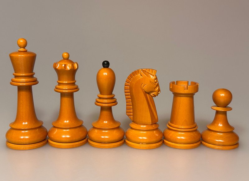 Dubrovnik chess set 1950s (Replica) - 桌遊/牌卡 - 木頭 黑色