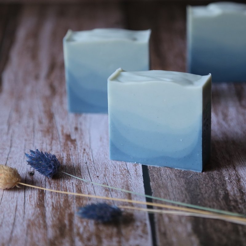 藍色海洋茶樹精油皂 // 手工冷製皂 - 肥皂/手工皂 - 環保材質 藍色