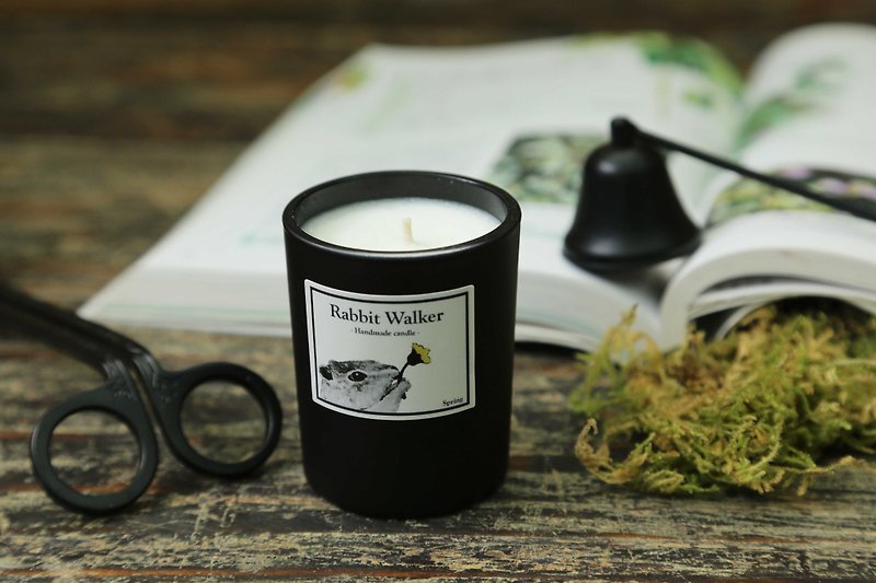 Groundhog's Spring-Scented Candle 65g (Yellow Freesia) - Candles & Candle Holders - Wax Black