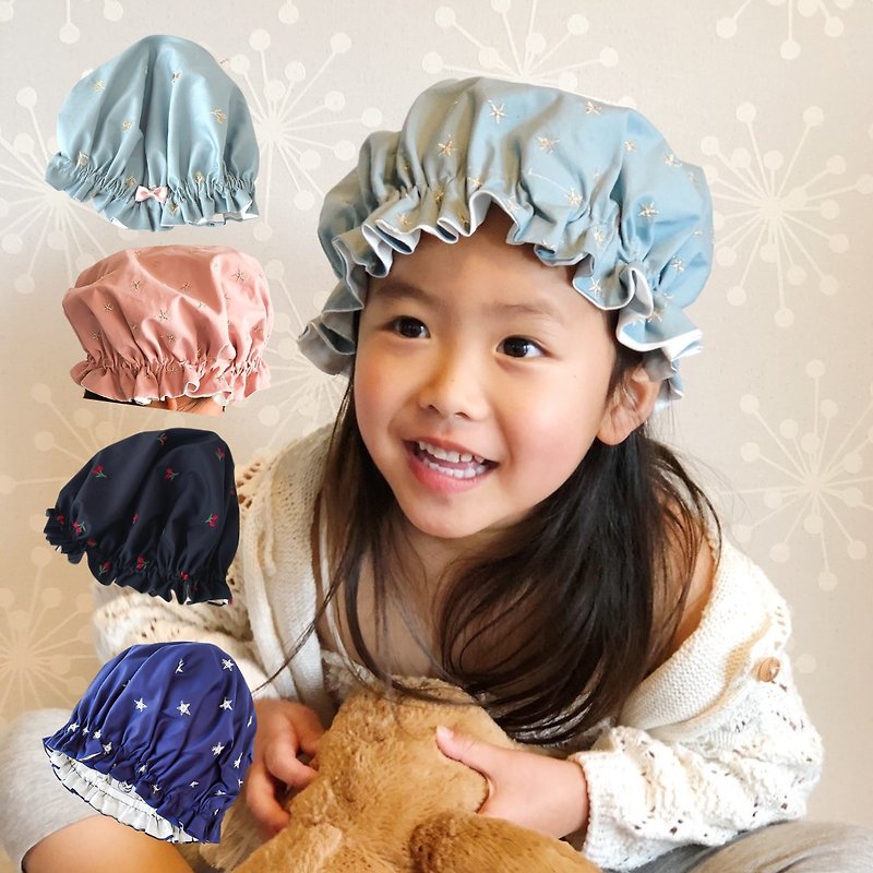 kids [2 to 7 years old] Made in Japan washable silk night cap birthday gift - อุปกรณ์เสริมความงาม - ผ้าไหม หลากหลายสี