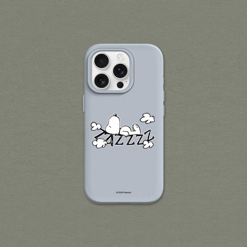 犀牛盾RHINOSHIELD SolidSuit防摔背蓋手機殼∣Snoopy史努比/雲朵上睡覺 for iPhone