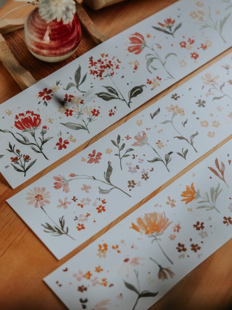 Flower Field Washi-tape - Washi Tape - Paper 