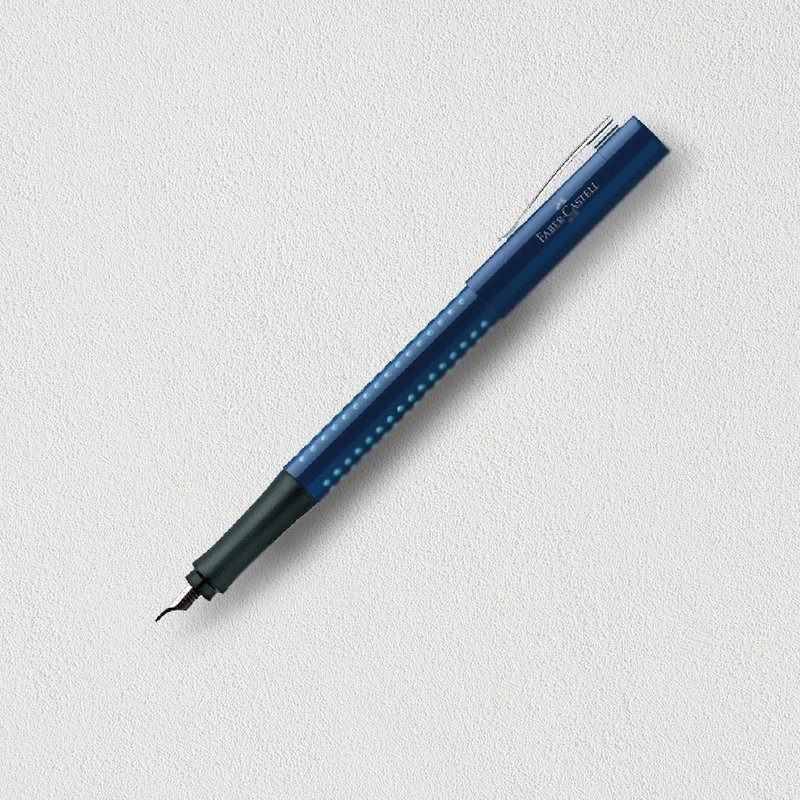 【Faber-Castell】好點子馬卡龍鋼筆-F尖 淡藍 免費刻字 - 鋼筆 - 其他材質 藍色