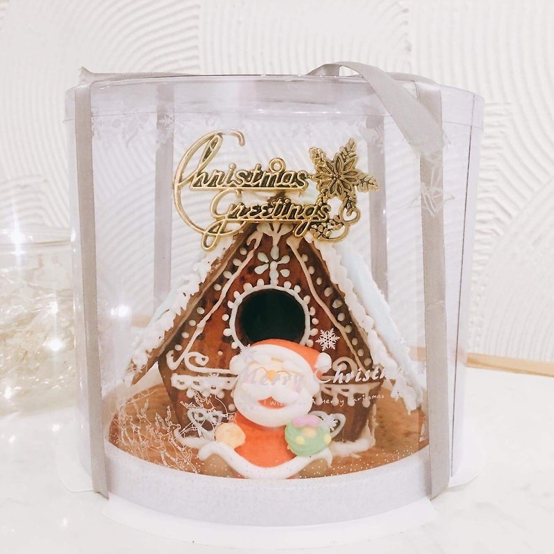 【Hua Yang Pengpai】 a little scrapped and a bit Yingjing Christmas gift exchange gingerbread house - Mixes & Ready Meals - Fresh Ingredients 