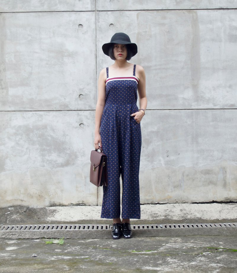 Flat Sling Jumpsuit // Night Sky Blue - Overalls & Jumpsuits - Other Man-Made Fibers Blue