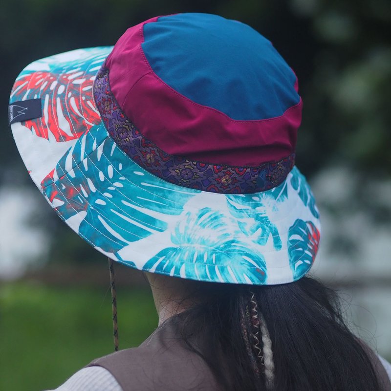 Scrap Bucket Hat Hiking Hat | Handmade in Hong Kong - หมวก - เส้นใยสังเคราะห์ 