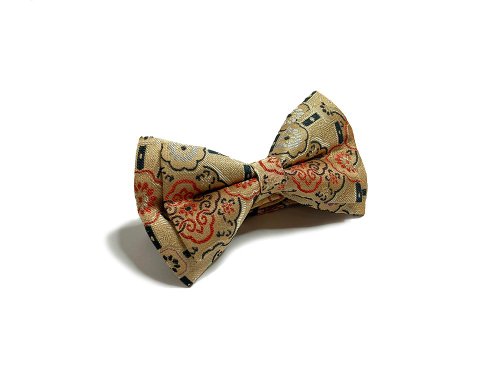 Antique tie modified handmade silk bow tie - Christian Dior - emerald -  wide version - Shop papasbowtie Bow Ties & Ascots - Pinkoi