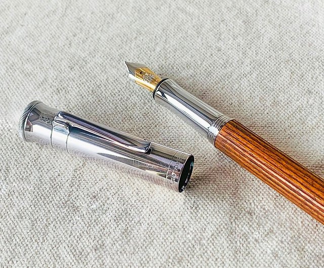 Fountain Pen Mahogany New With Ink German