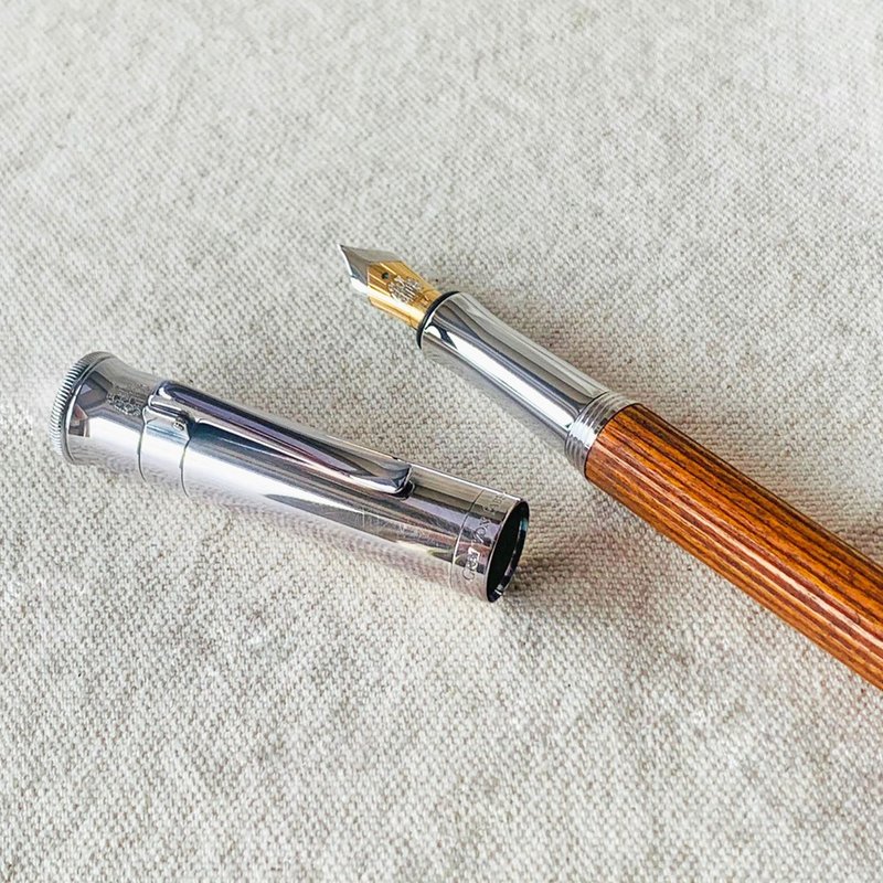 德國 FABER-CASTELL 典藏桃心木鋼筆 (No.H148541) 巴西蘇枋木 - 鋼筆 - 木頭 咖啡色