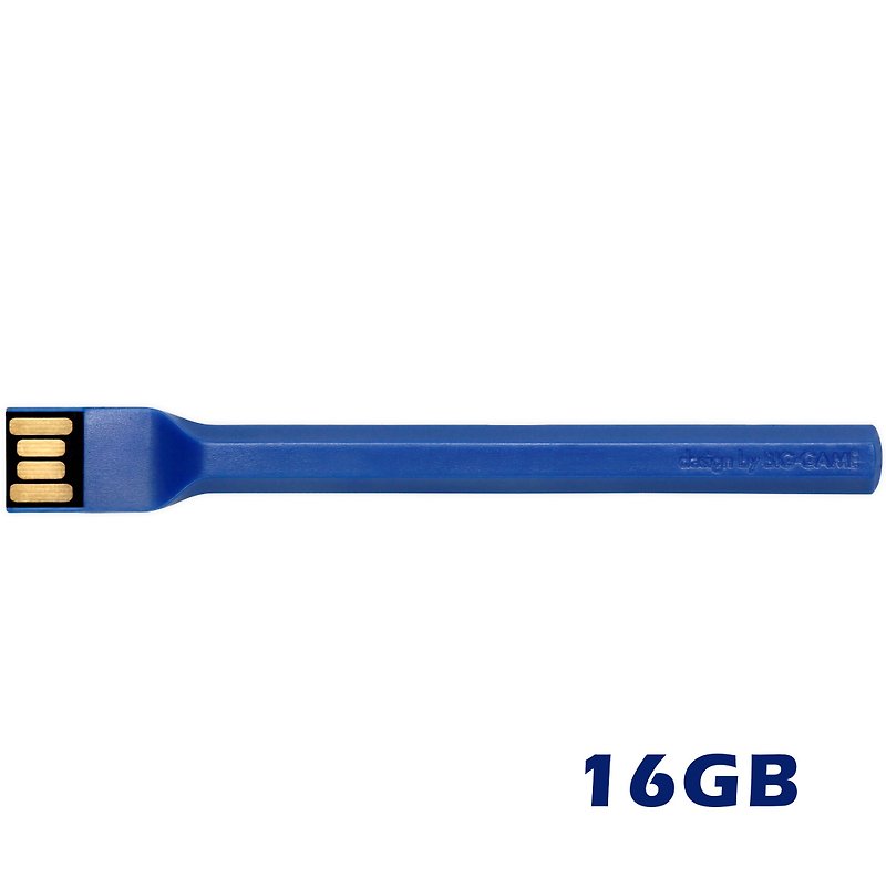 BIG-GAME PEN 16GB USB 記憶棒 隨身碟 (藍色) - USB 手指 - 塑膠 藍色