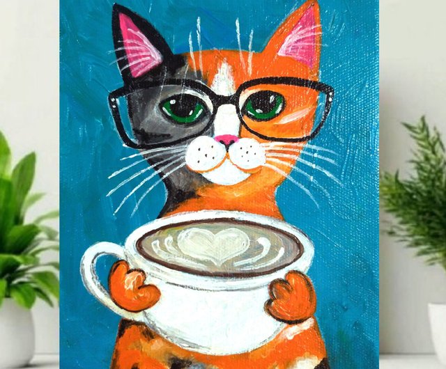 Cats in Acrylic Coffee Mug