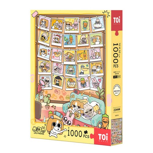 TOi圖益拼圖旗艦店 TOi圖益【暹羅釐普- 回憶時光】拼圖1000片插畫動漫成人桌遊玩具