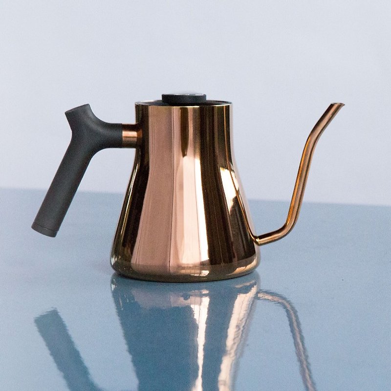 [FELLOW] STAGG v1.2 Stainless Steel Temperature Measuring Slim Hand Punch Pot (Rose Gold) - Mugs - Other Metals Gold