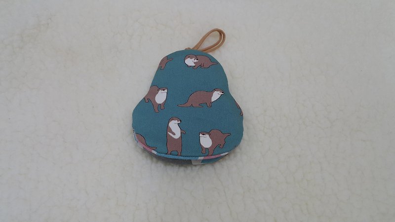Otter pear key bag【k181212】 - ที่ห้อยกุญแจ - ผ้าฝ้าย/ผ้าลินิน หลากหลายสี