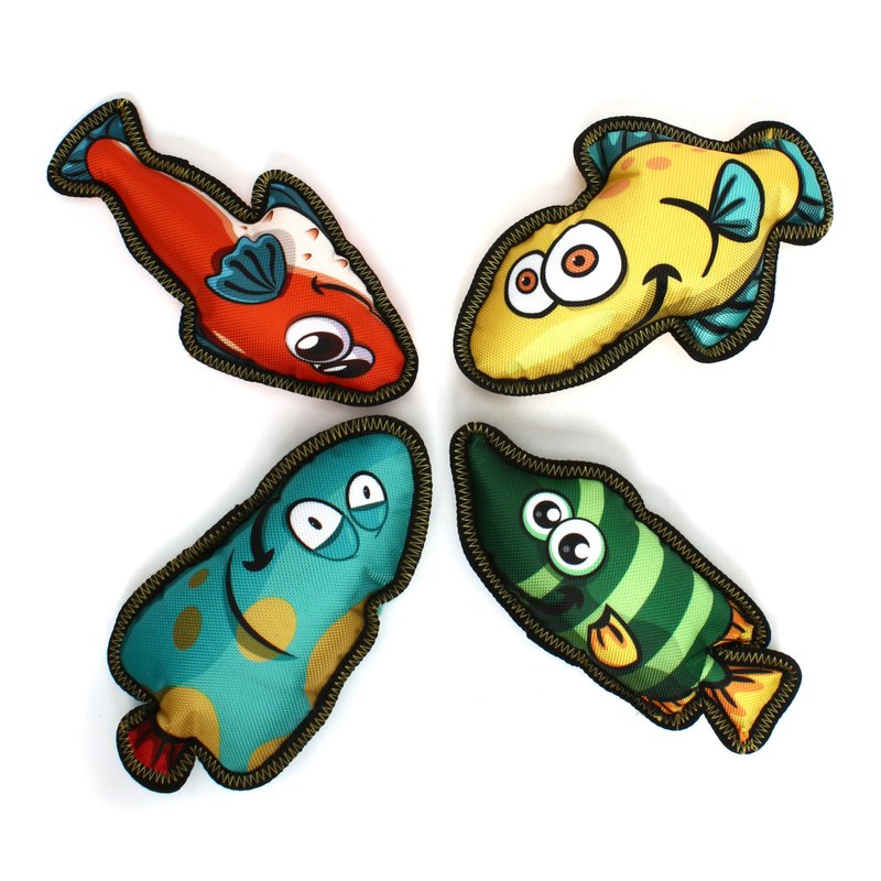 【狗玩具】Petsville派思維 包邊叫叫大眼魚(4色) - 玩具 - 貓/狗玩具 - 聚酯纖維 