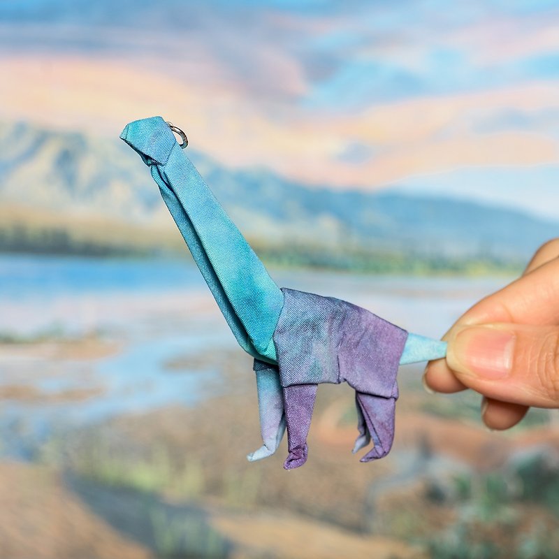 \Acid Jurassic/ origami accessory_Brachiosaurus - สร้อยคอ - วัสดุกันนำ้ หลากหลายสี