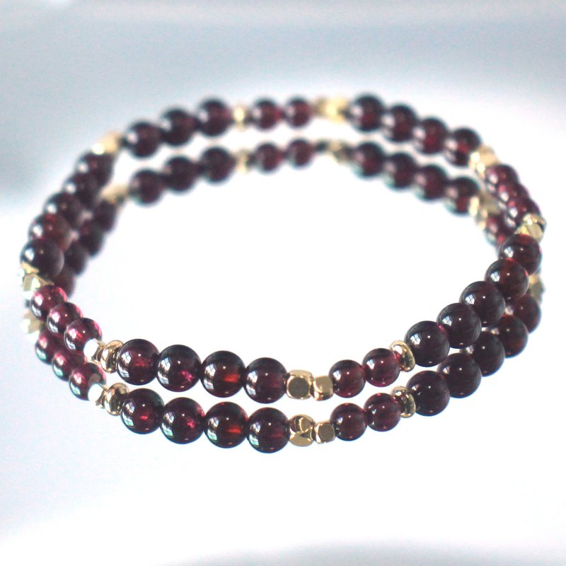 Stone Bracelet|Purple Teeth Stone|Stabilize Emotions|Relax Emotions|Good Luck - Bracelets - Crystal Red