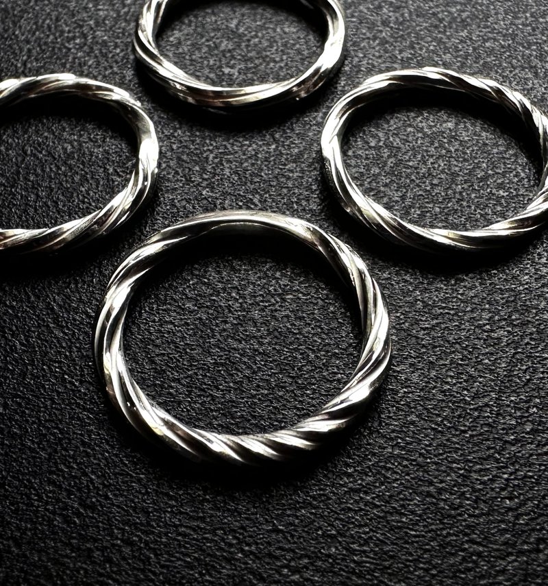 Scroll volute(M) - General Rings - Sterling Silver Silver