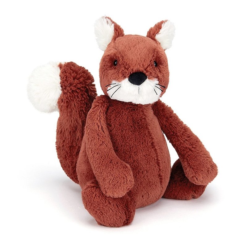 Jellycat Bashful Squirrel 31cm - ตุ๊กตา - ผ้าฝ้าย/ผ้าลินิน สีเทา