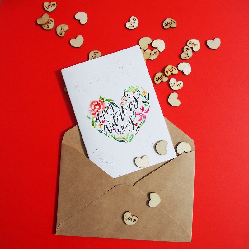 My Valentine Handmade Card - การ์ด/โปสการ์ด - กระดาษ หลากหลายสี