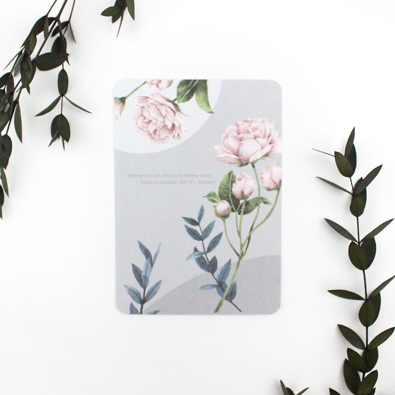 ポストカード - 薄型色 - カード・はがき - 紙 ピンク