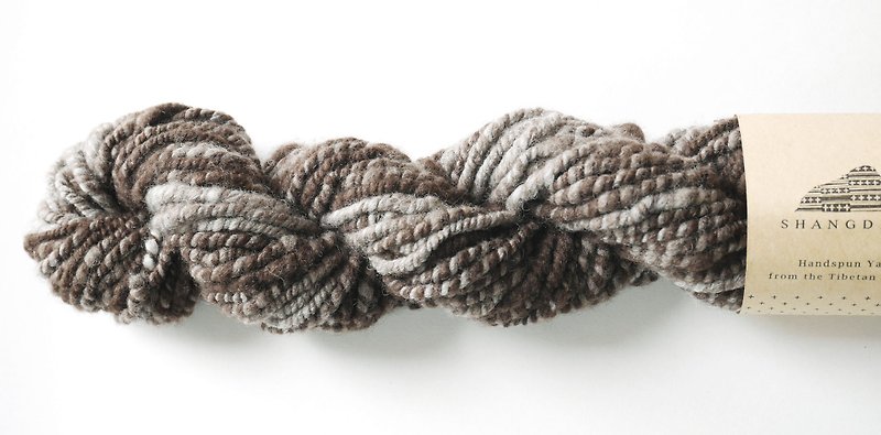 Yak wool hand spun yarn - เย็บปัก/ถักทอ/ใยขนแกะ - วัสดุอื่นๆ สีนำ้ตาล
