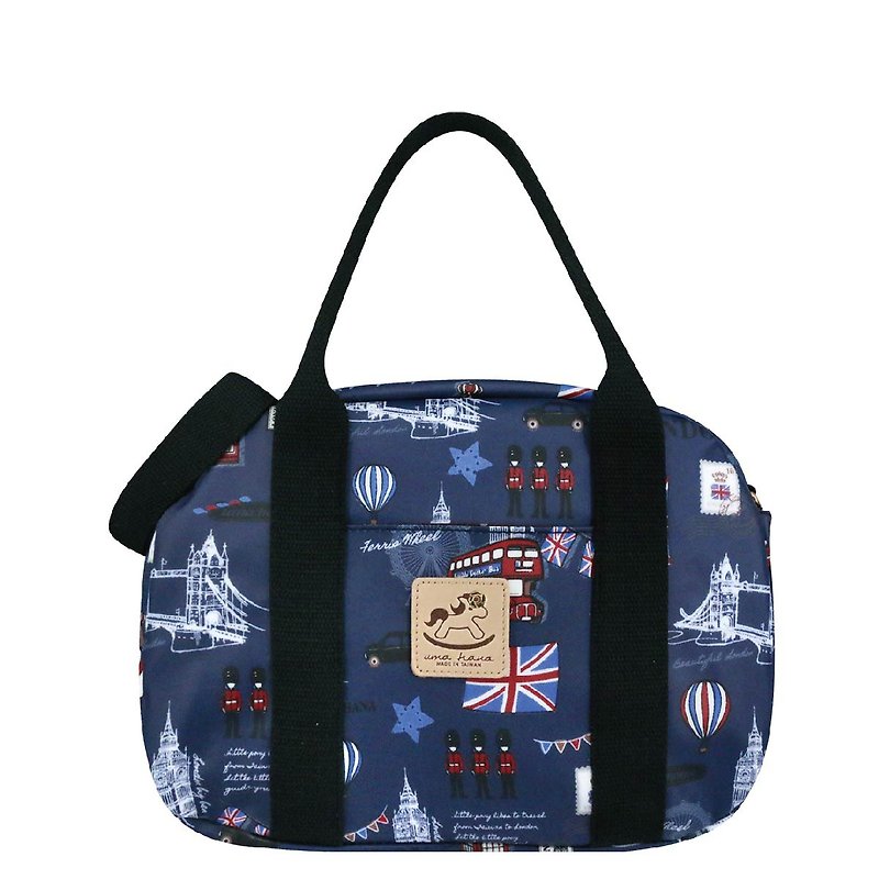 [Flower Horse Great London-Miffy Bucket Bag] Made in Taiwan, Multi-partition Slanted Back Portable Dual-purpose Waterproof Bag - Handbags & Totes - Waterproof Material 