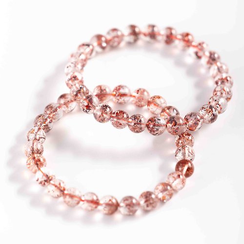 Pink Laboratory 粉紅製造 金草莓晶手鍊 | 紅超七 | 天然水晶愛情招財手鏈