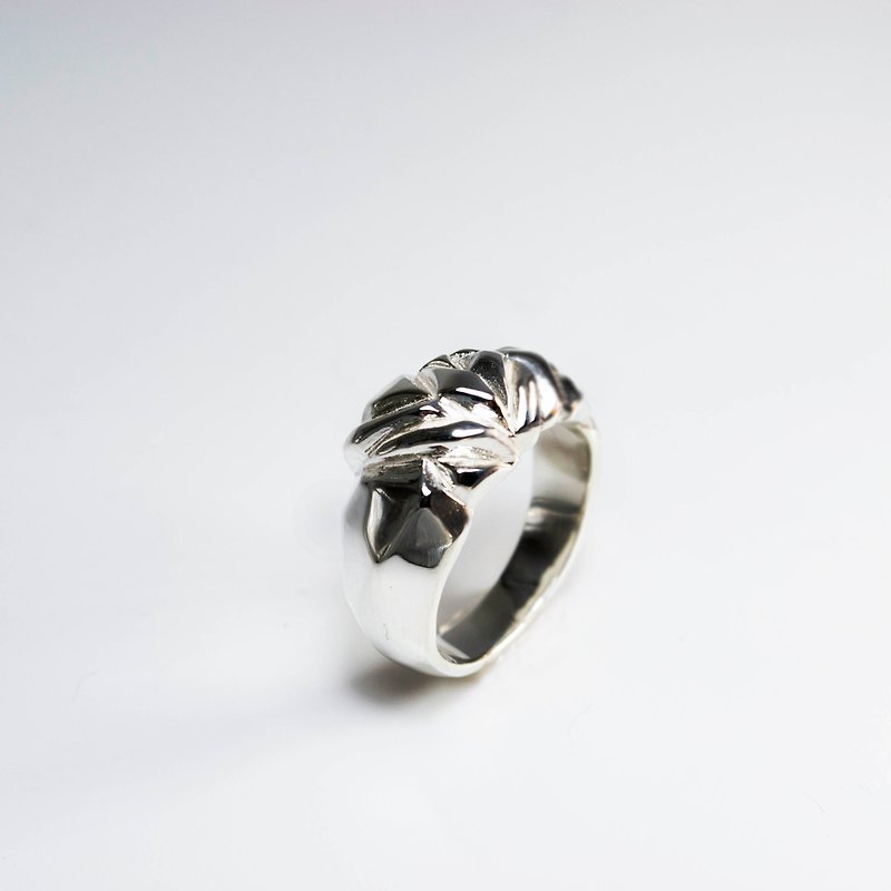 Ice Crystal Series-Men's Ring - General Rings - Sterling Silver Silver