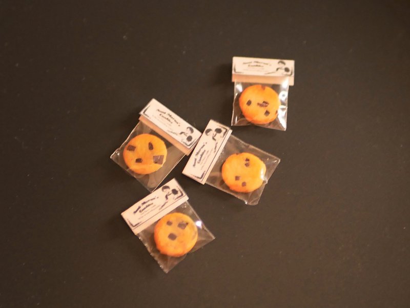 微型食品 袋裝巧克力餅干 - 玩偶/公仔 - 黏土 咖啡色