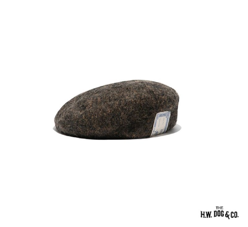 H.W.Dog&Co. Mohair Mix Beret復古毛海混紡貝雷帽款(三色) - 帽子 - 其他材質 多色