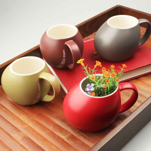 故宮精品 臣愛睡馬克杯-紅