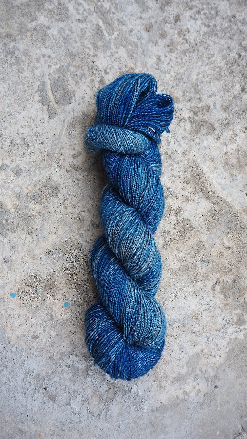 Hand dyed the line. Vintage cowboy. (4ply socks) - Knitting, Embroidery, Felted Wool & Sewing - Wool 