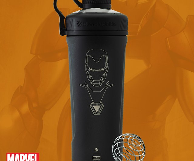 BlenderBottle Marvel Radian Shaker Cup Insulated Stainless Steel Water  Bottle with Wire Whisk 26-Ounce Spider-Man Spider Marvel Spider-Man Spider