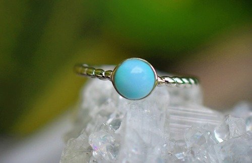 爽やか☆ひと粒ラリマー SV.92.5リング 1152 - ショップ Funky