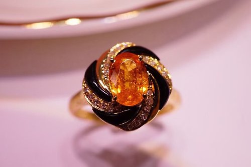 台北奧斯珠寶｜客製莫桑石、莫桑鑽、GIA鑽石、彩色寶石 奧斯珠寶 芬達石套裝
