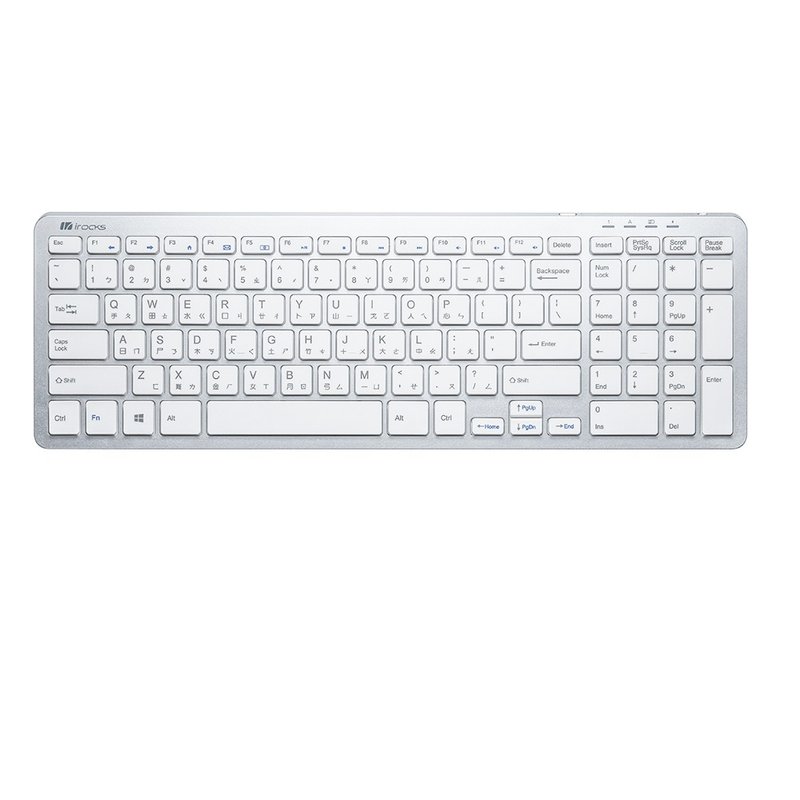 irocks K81R 2.4GHz wireless scissor-leg slim keyboard white - อุปกรณ์เสริมคอมพิวเตอร์ - โลหะ 