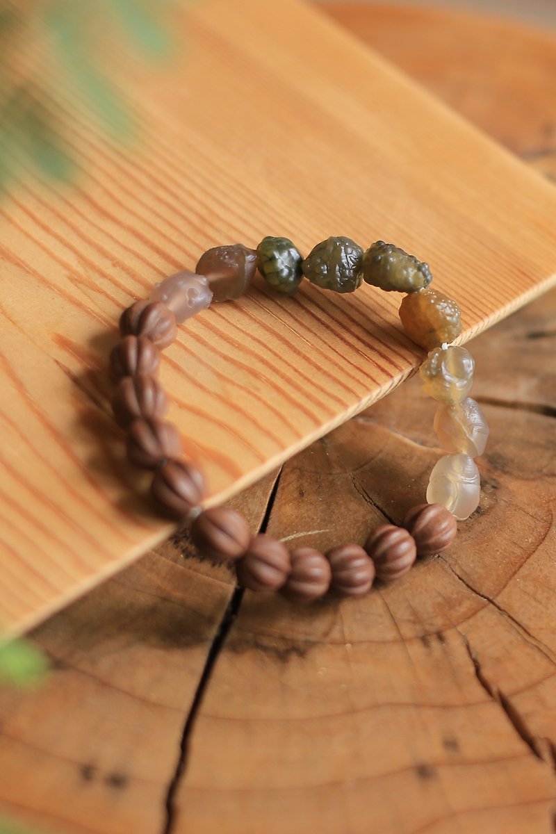 Yiranzhi Fragrance Products | Fugua Fragrance Beads Gobi Raw Stone Agate | Spot - Bracelets - Plants & Flowers 