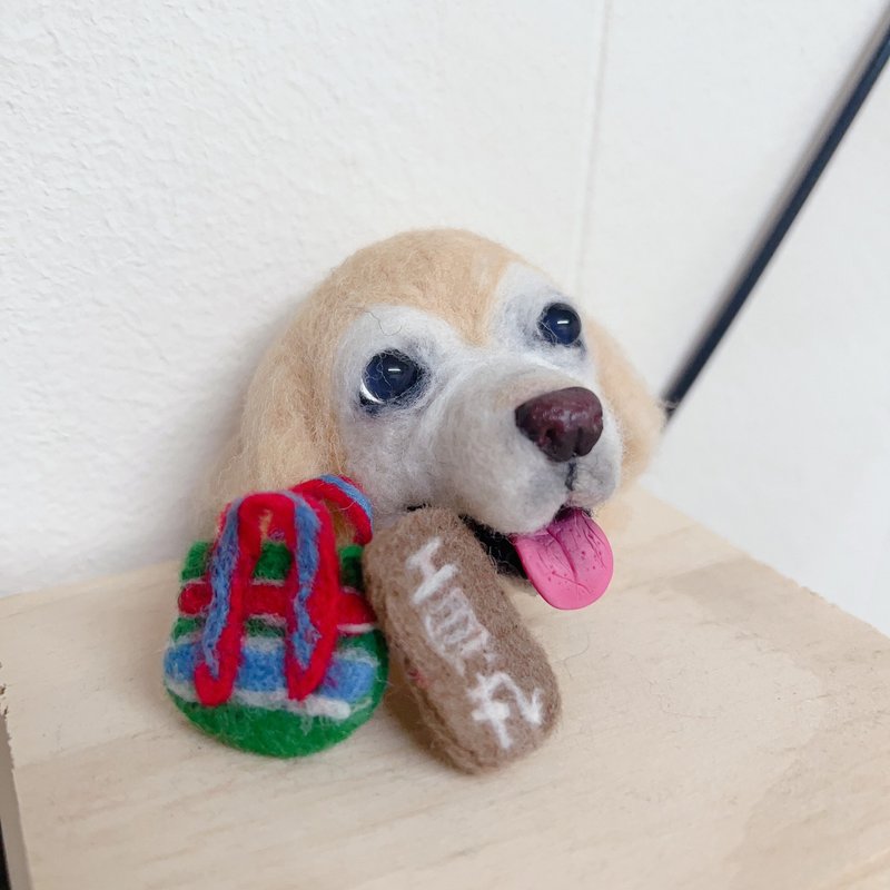 Realistic pet wool felt charm - เย็บปัก/ถักทอ/ใยขนแกะ - ขนแกะ 